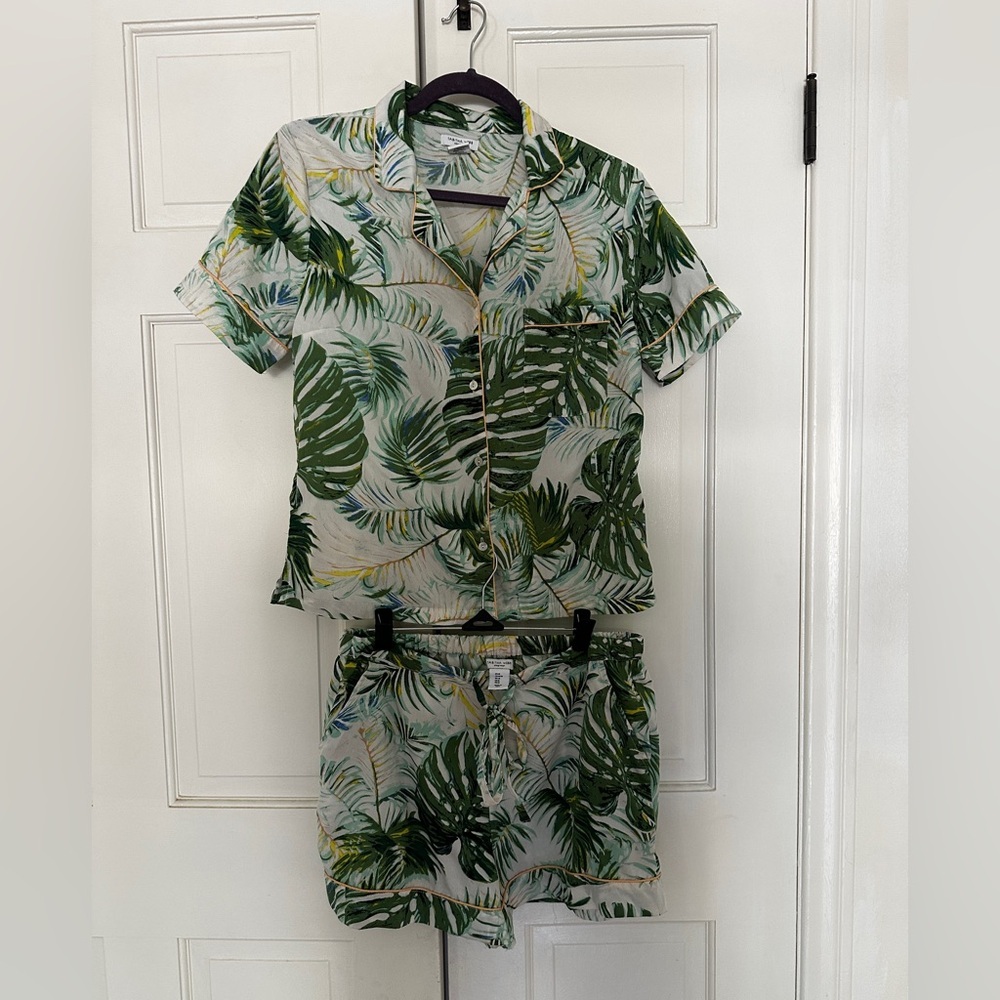 Tabitha Webb tropical pajama set